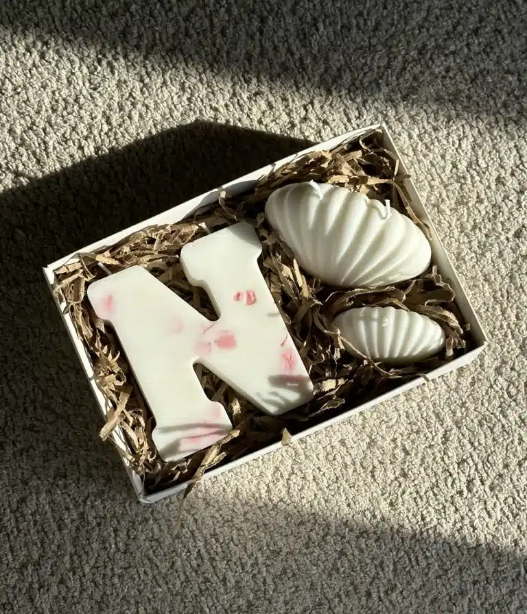 מארז נר אות וצדפות