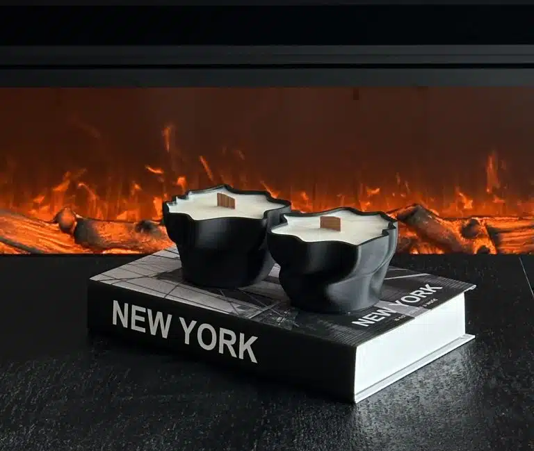 סט נרות תלת מימד