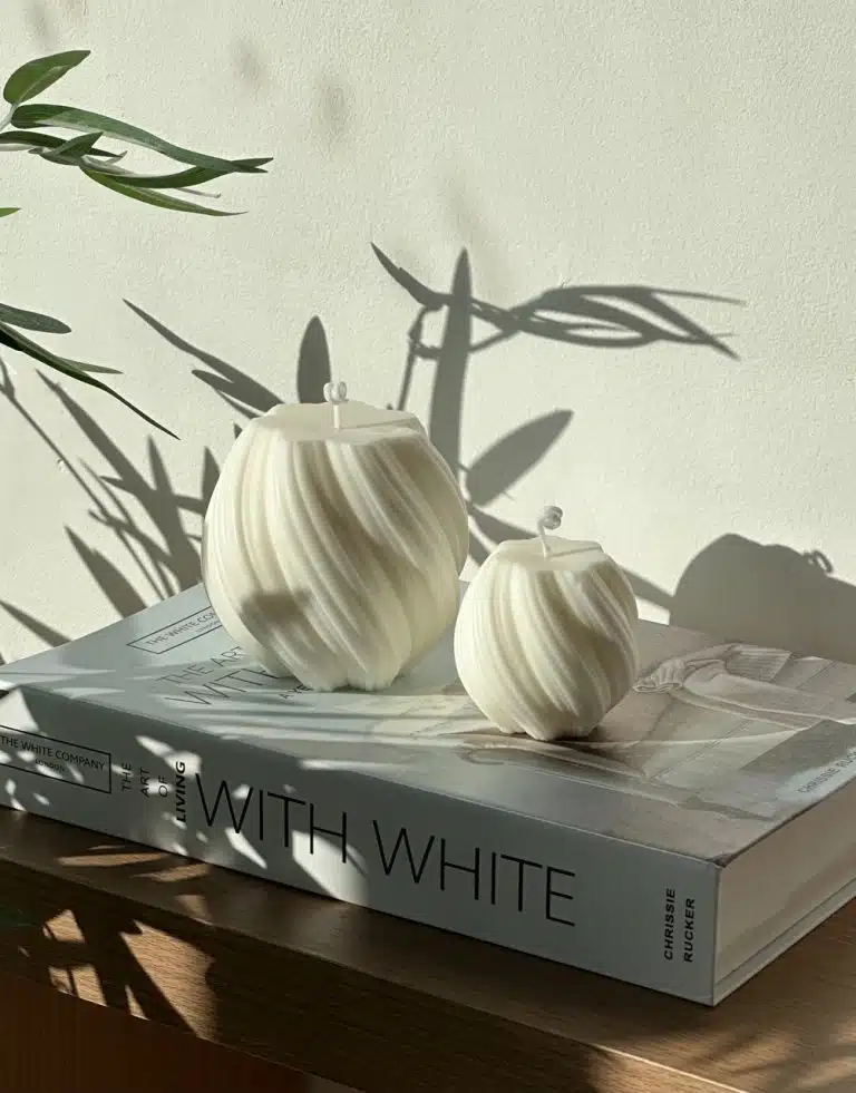 סט נרות ספירלה